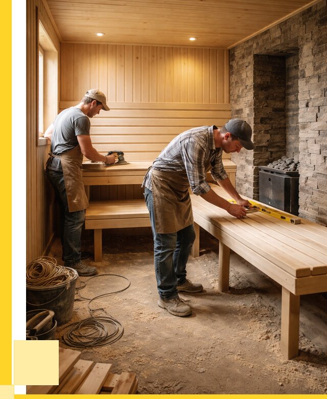 Отделка бани в Юрге: внутренняя отделка от 3209 р. | ЭриданЮрг