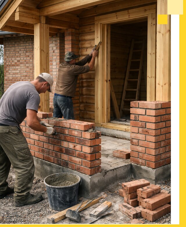 Строительство кирпичных бань под ключ в Юрге с гарантией качества