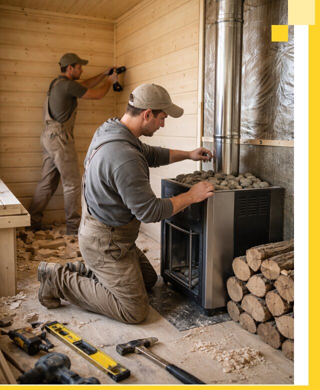 Строительство деревянных бань под ключ в Юрге проекты и монтаж