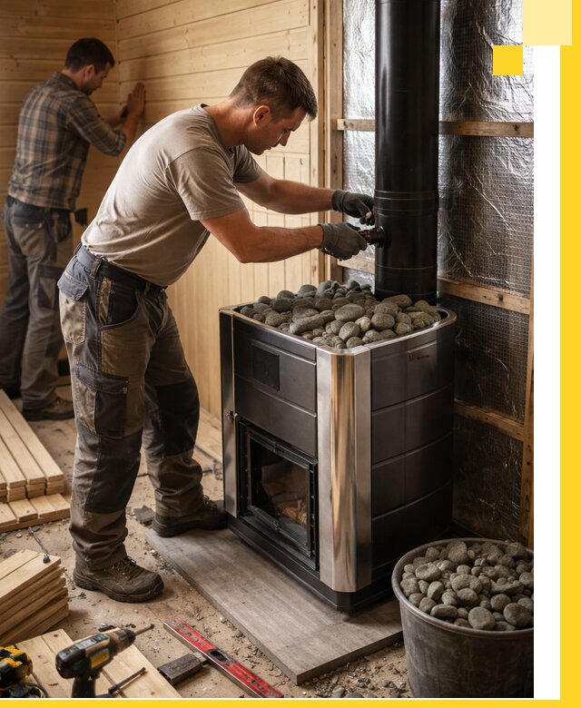 Проектирование и строительство парилок для бани в Юрге под ключ