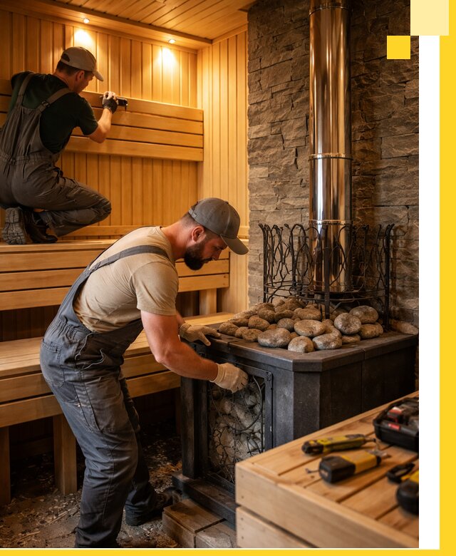 Комплексный дизайн бань, саун и зон отдыха в Юрге