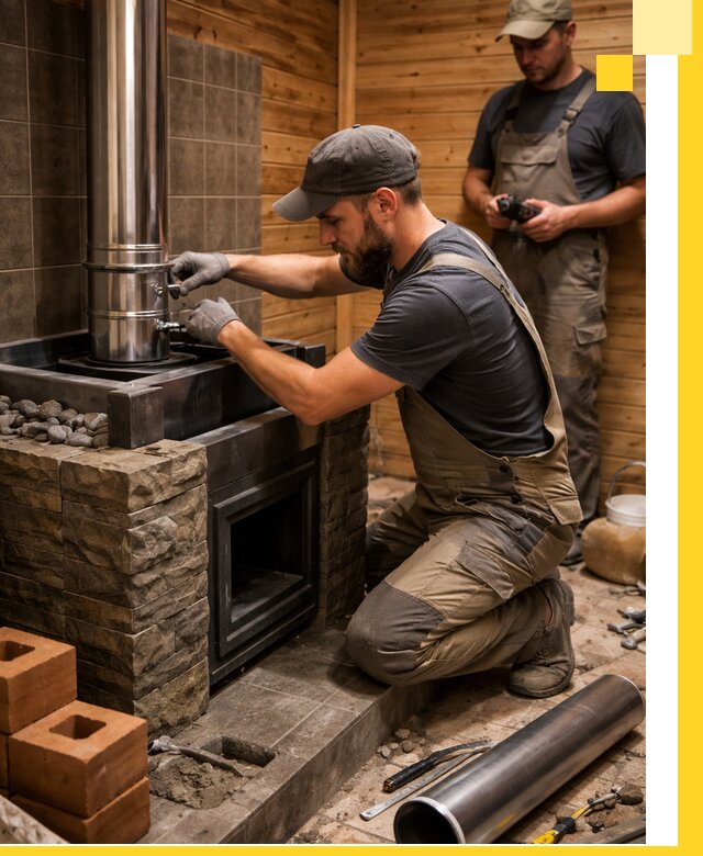 Изготовление и установка банных печей под ключ в Юрге