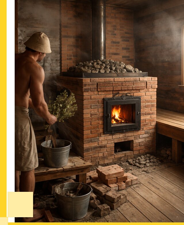 Кирпичные банные печи в Юрге от 96264 р. | ЭриданЮрг