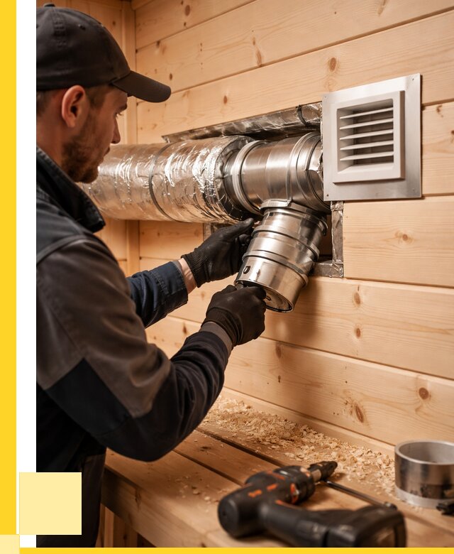 Монтаж вентиляции бани в Юрге от 12835 р. | ЭриданЮрг