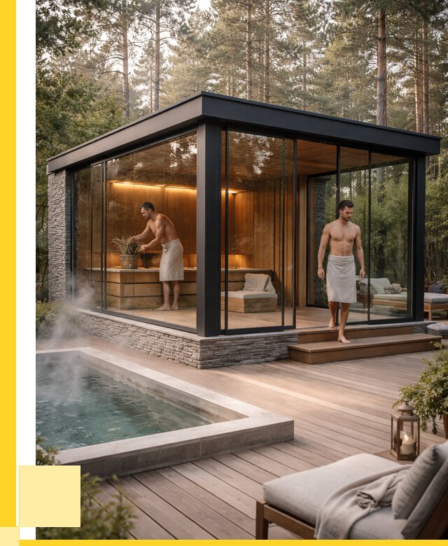 Стеклянные бани и двери в Юрге от 481320 р. | ЭриданЮрг