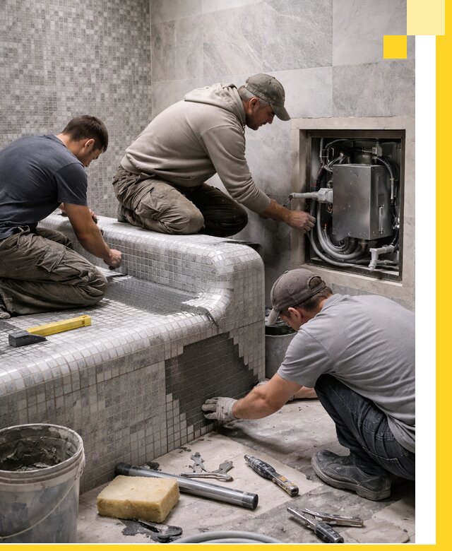 Проекты хамамов под ключ в Юрге и дизайн и строительство