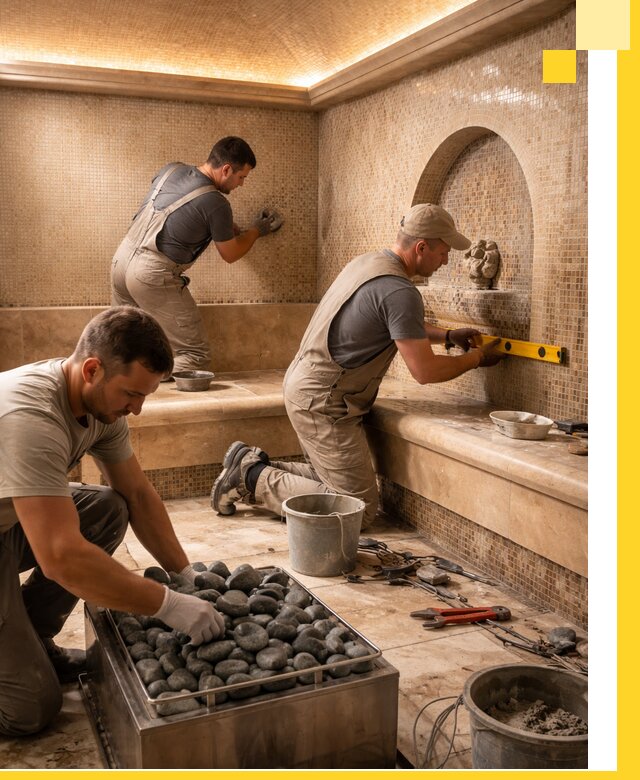 Проектирование и строительство хамама и сауны в Юрге