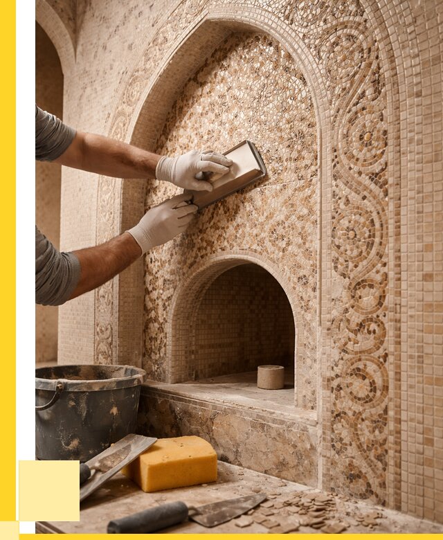 Мозаика для хамама в Юрге под ключ от 5348 р. | ЭриданЮрг