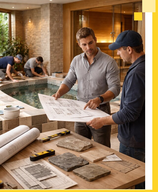 Проектирование SPA зон под ключ в Юрге с инженерией